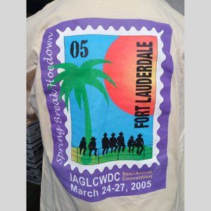 XL Collectible LGBT Country Western, Cowboy Dance Event T-shirt IAGLCWDC Hoedown